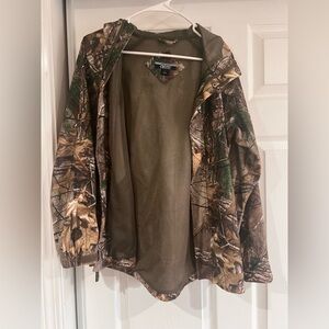 Camouflage Hooded raincoat